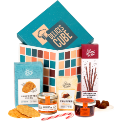 DUCS DE GASCOGNE - Coffret Gourmand Crackers Terre et Mer - Comprend 5  produits - Spécial Cadeau (901854) : : Epicerie