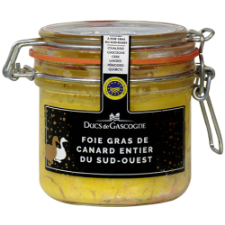Coffret Foie Gras IGP Entier en Bocal 130 g : Coffret Cadeau